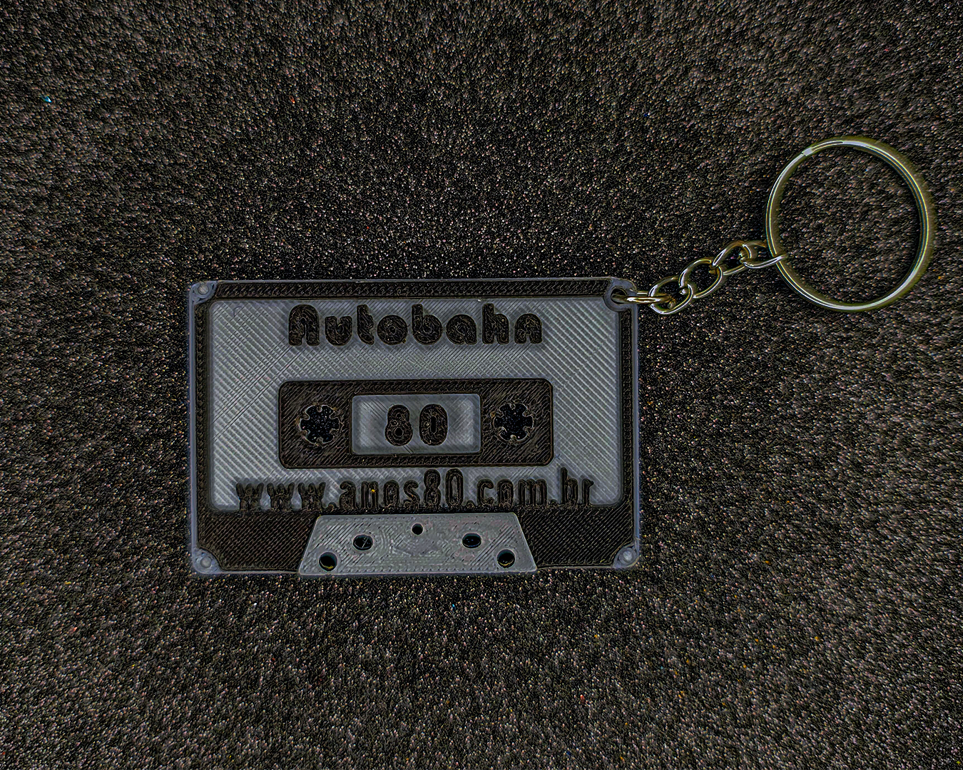 Chaveiro exclusivo personalizável da 3DAPE